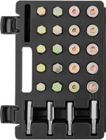 Thorvik ODPRK1320 Набор для восстановления резьбы маслосливных отверстий, М13-М20, 64 предмета