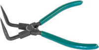Jonnesway P9508C Щипцы загнутые 90° для стопорных колец удлиненные с ПВХ рукоятками, сжим, 215 мм, 10-32 мм