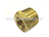 MF P-47 Фитинг(штуцер)-переходник внеш. резьба 1/2"х внутр. резьба 3/8"