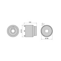 Ступичная головка Mercedes VARIO