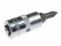 JTC-23900 - Бита-головка 1/4" PH0х37мм JTC - 
Изготовлена из закаленной хром-ванадиевой стали.
Размер: 1/4"хРН.0.
Общая длина: 37 мм.
Длина насадки: 15 мм.