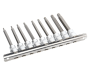 Набор насадок STAR PLUS 3/8" TP10-TP50 9 предметов JTC