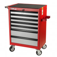 Тележка инструментальная 7 секций (JTC-3931) с набором инструментов 225 предметов JTC