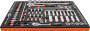 Ombra OMT111STE Набор головок торцевых 1/4"DR (4-14 мм), 3/8"DR (8-22 мм), 1/2"DR (8-32 мм), с аксессуарами в EVA ложементе 560x375 мм, 111 предметов