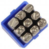 Клейма цифровые 6мм (HRC 60+-2град. DIN 1451) JTC