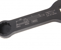 Ключ для тормозных суппортов грузовых автомобилей 3/4" 22мм 12-гранный JTC