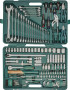 Jonnesway S04H524128S (S04H524128S18) Набор инструмента универсальный 1/4", 1/2"DR, 128 предметов