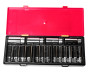 Набор головок торцевых 1/2" 12-ти гранных 10-32мм глубоких 17 предметов в кейсе JTC