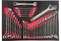 Набор ложементов GWA-329R с инструментом, 329 предмета, 4 ложемента, 550x390x30мм, Great Wolf