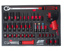 Набор инструментов 40 предметов слесарно-монтажный в ложементе JTC