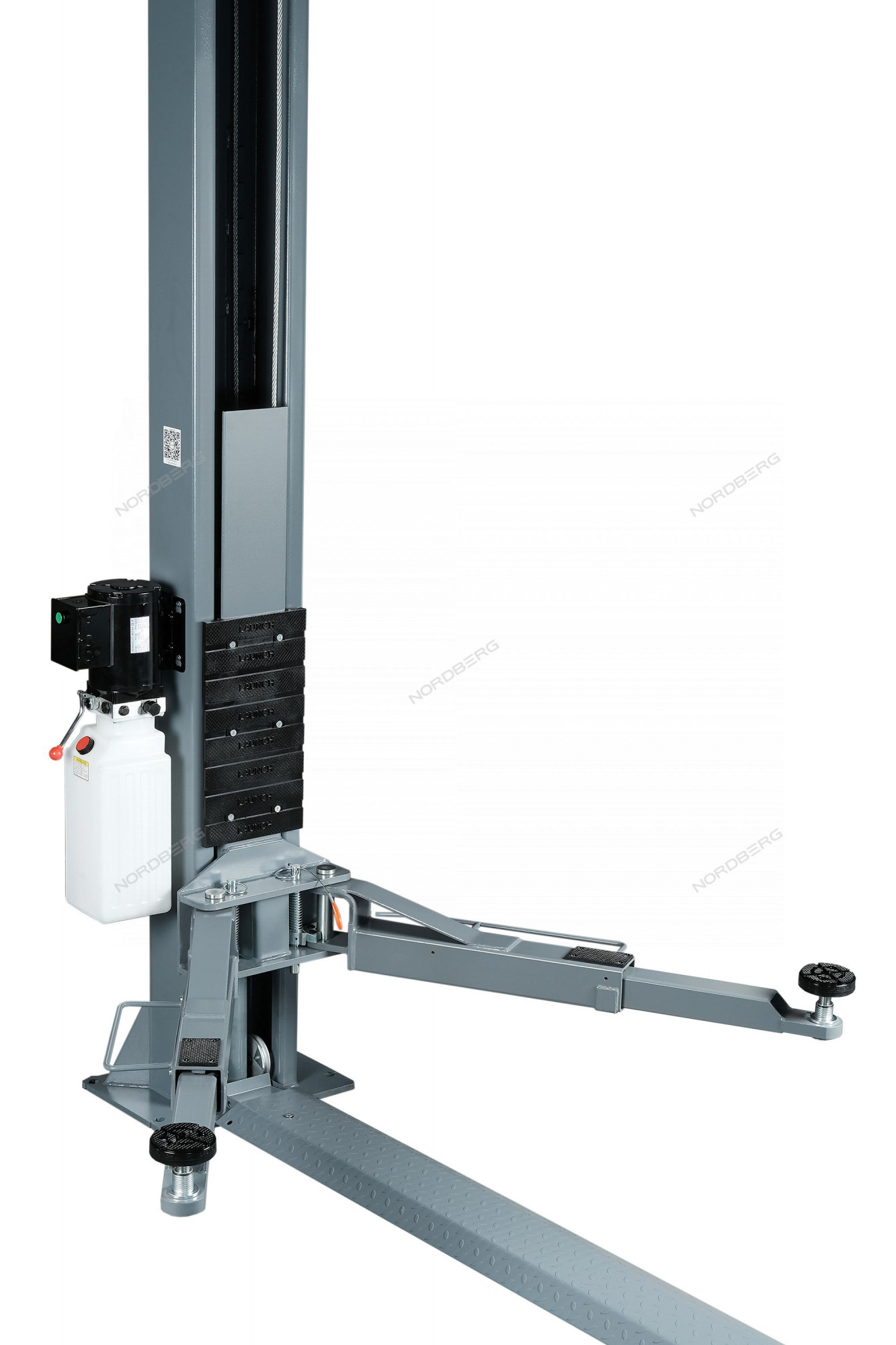 Подъемник 380V 2х стоечный, г/п 4т (серый)