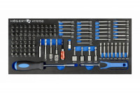 Набор отверток, бит и адаптеров 107 шт., ложемент EVA