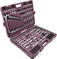 Thorvik TS217 Набор инструмента универсальный 1/4", 3/8", 1/2"DR, 217 предметов