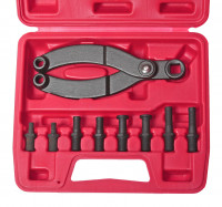 Фиксатор шкива коленвала, распредвала универсальный с набором насадок в кейсе JTC