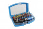 Набор бит с битодержателем 1/4″, SL, PH, PZ, HEX, TORX, TORX c отверстием, 32 шт.