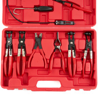 ST120 Набор щипцов для демонтажа пружинных хомутов патрубков, 9 предметов