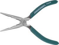 Jonnesway P066 Длинногубцы прямые, многофункциональные, с ПВХ рукоятками, 160 мм