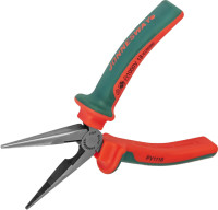 Jonnesway PV1116 Длинногубцы диэлектрические прямые с двухкомпонентными рукоятками, 160 мм