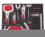 Набор инструментов 12 предметов слесарно-монтажный в ложементе JTC