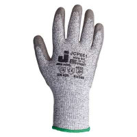 Перчатки от порезов (5 класс) с полиуретановым покрытием Jeta Safety JCP051 Перчатки от порезов (5 класс) с полиуретановым покрытием Jeta Safety JCP051