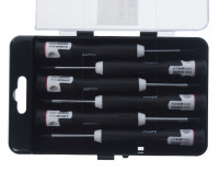 Набор отверток прецизионных PH00/0/1 SL1.5/2.5/3 L=150мм 6 предметов JTC