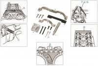 Набор приспособлений для фиксации коленвала и распредвала (OPEL,VAUXHALL,CHEVROLET) JTC Набор приспособлений для фиксации коленвала и распредвала (OPEL,VAUXHALL,CHEVROLET) JTC
