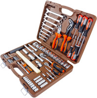 Ombra OMT77S12 Набор инструмента универсальный 1/4", 1/2"DR с головками торцевыми 12-гранными 1/2"DR, 77 предметов
