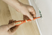 Отвертка диэлектрическая крестовая PH1, 80 мм, 1000 V, сталь S2