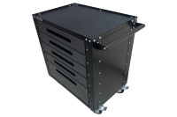 Инструментальная тележка GWT-G5, 5 ящиков, колеса с тормозом, серая, Great Wolf Инструментальная тележка GWT-G5, 5 ящиков, колеса с тормозом, серая, Great Wolf