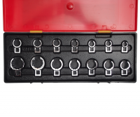 Набор насадок разрезных 3/8 14 предметов в кейсе JTC Набор насадок разрезных 3/8 14 предметов в кейсе JTC