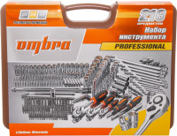 Ombra OMT216S Набор инструмента универсальный 1/4", 3/8", 1/2"DR, 216 предметов