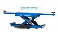 4450J-EB(M) NORDBERG Подъемник 4-стоечный 5 т, c ручной траверсой 3 т N433, для сход-развала, электростопоры,380 В, синий
