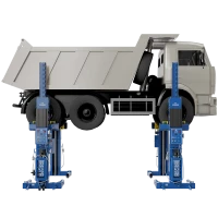 Электрогидравлический подкатной подъёмник ПГП-30000 Синий RAL5017