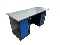 Верстак инструментальный двухтумбовый GWT-V1800B Great Wolf, 4 ящика, тумба с дверью, 1800x700