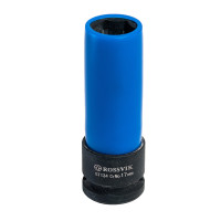 ST134 Набор головок ударных глубоких тонкостенных ROSSVIK 1/2", 17,19,21мм с цветной пластиковой вту