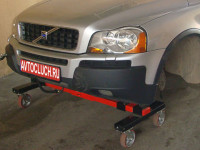 Тележка для неисправных осей автомобилей