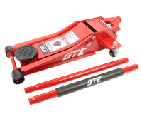 Домкрат подкатной 3т 75-505мм двухпоршневой низкопрофильный GTE Домкрат подкатной 3т 75-505мм двухпоршневой низкопрофильный GTE