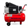 Компрессор ROSSVIK СБ4/С-24.J1047В, 200 л/мин, 8 бар, ресивер 24 л, 220 В/1,5 кВт, красный