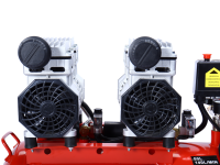 Компрессор пневматический 220В 1.5кВт 8атм.140л/мин. ресивер-50л поршневой безмасляный GTE