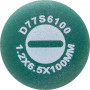 Jonnesway D77S6100 Отвертка стержневая шлицевая ANTI-SLIP GRIP, SL6.5х100 мм