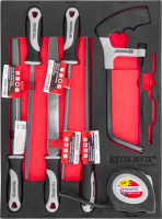 Thorvik UTS8STE Набор режущего инструмента в EVA ложементе 280х375 мм, 8 предметов