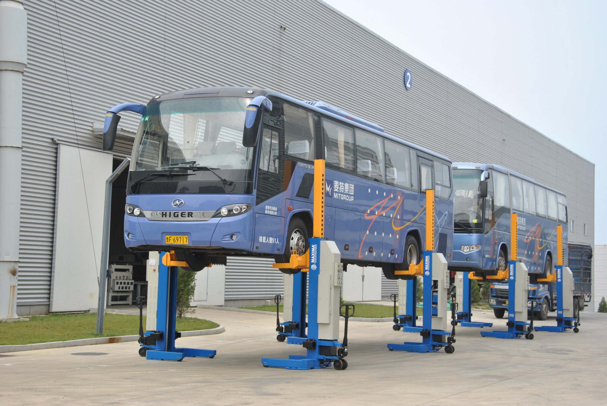 ATIS FC75W-6 Комплект беспроводных подкатных колонн для грузовых автомобилей, г/п 7.5 т.  (6шт)
