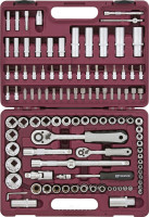 Thorvik UTS0108/12 Набор инструмента универсальный 1/4", 1/2"DR с головками торцевыми 12-гранными, 108 предметов