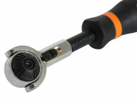 Ombra 281404 Рукоятка трещоточная 1/4"DR, с шарнирной головкой, 100 зубцов, 180 мм