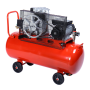 Компрессор пневматический 220В 3.0кВт 8атм. 300л/мин. ресивер-100л поршн. ремен. одноступенчатый GTE