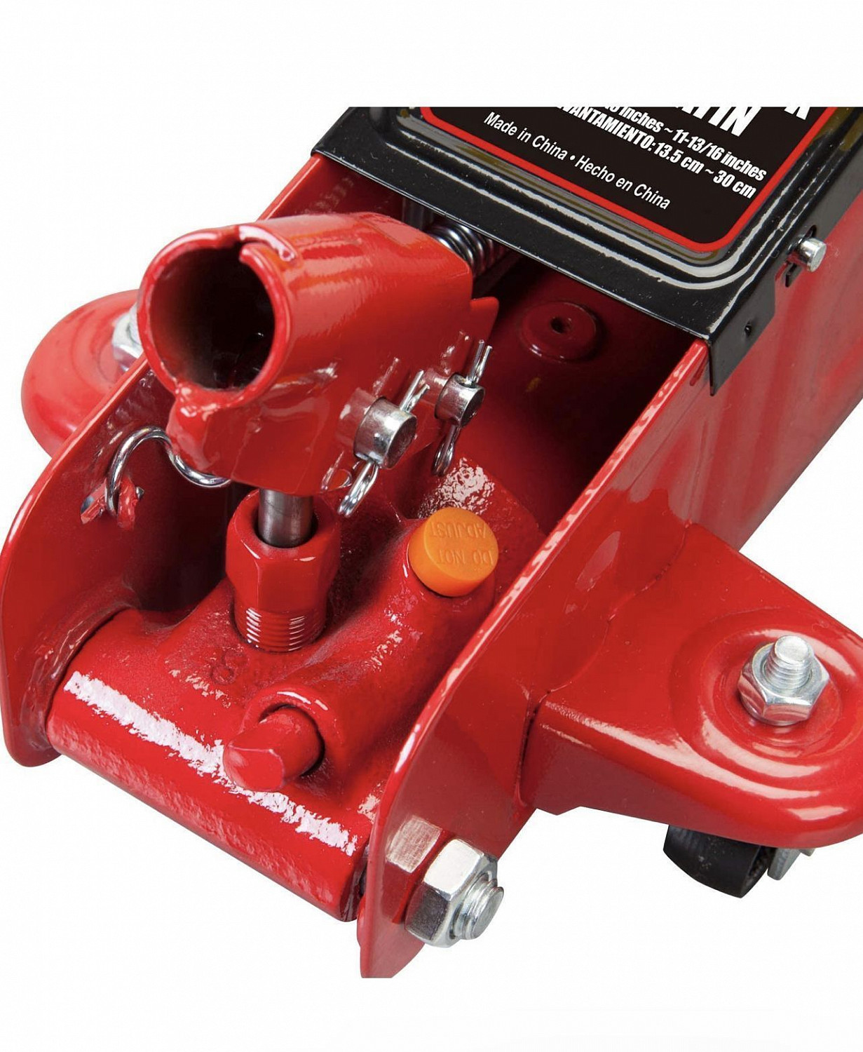 TA820014S Подкатной домкрат 2т, Н=135-300мм, с ручкой для переноски, в кейсе