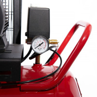 Компрессор ROSSVIK СБ4/С-100.LB50, 690 л/мин, 10 бар, ресивер 100 л, 380 В/4 кВт, красный