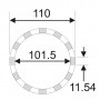 Съемник гайки задней оси 3/4” DR 101.5мм 12PT (MERCEDES) JTC