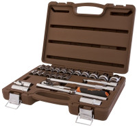 Ombra 911225 Набор головок торцевых с аксессуарами 1/2"DR, 8-32 мм, 25 предметов