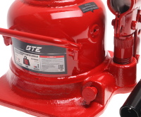 Домкрат бутылочный 10т 125-215мм низкопрофильны 2-х плунжерный GTE Домкрат бутылочный 10т 125-215мм низкопрофильны 2-х плунжерный GTE